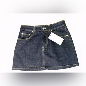 Zara Dark Blue Mini Skirt